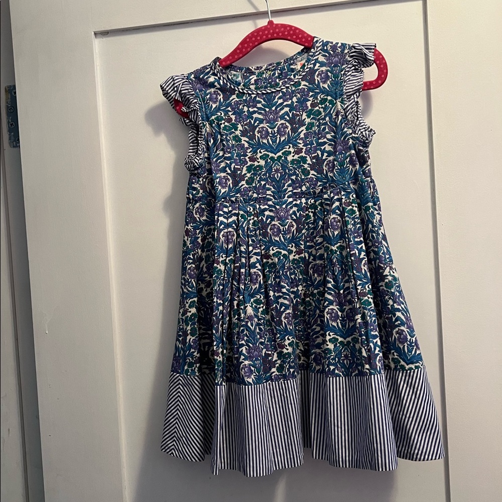 Floral Blue Dress